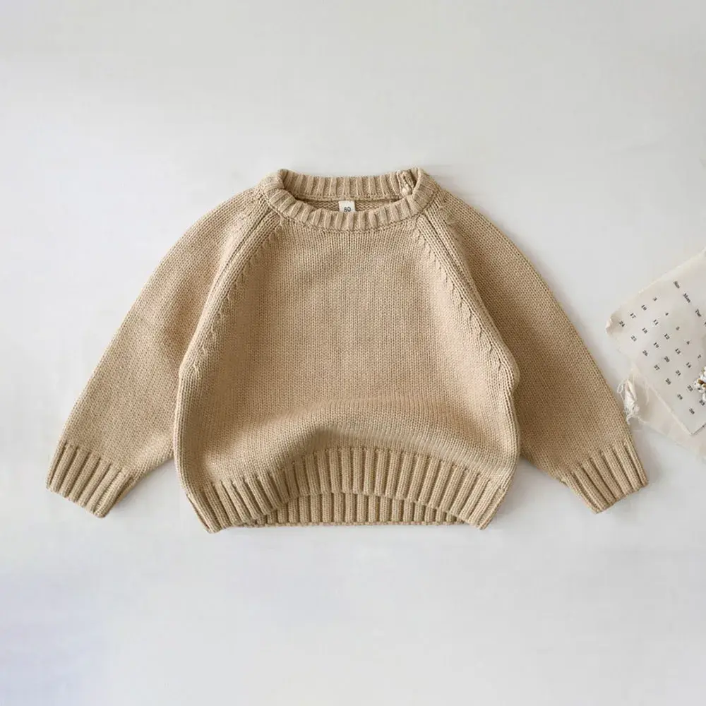 Kids Sweaters Thicken Warm Boys Girls Clothes Brief Girls Pullover Knitwear Children Clothes For Autumn & Winter