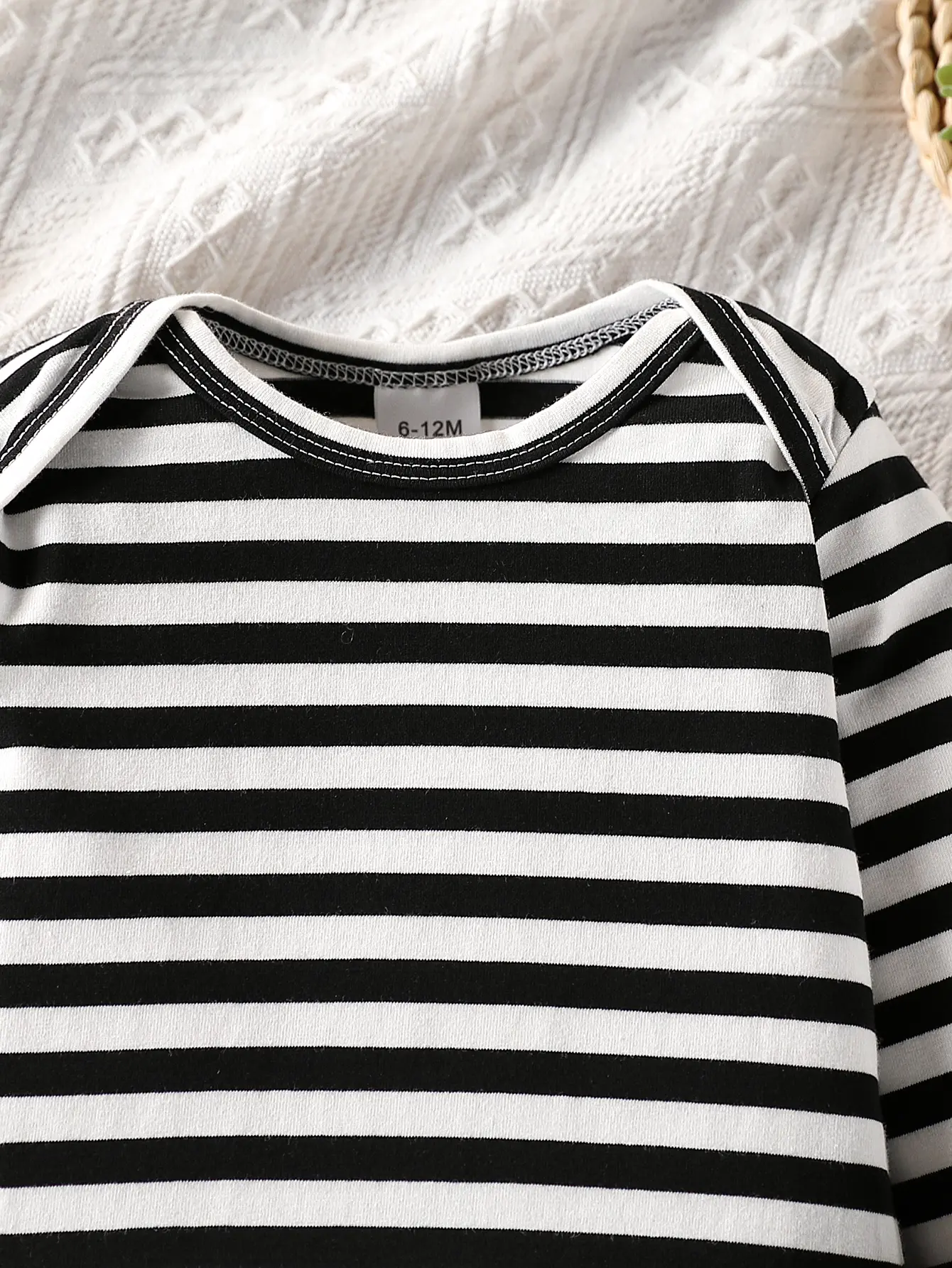 0-18 Months Baby Boy Set Black White Striped tops+cartoon dinosaur printed overalls 2Pcs/Set Baby Boy Spring Autumn Casual set