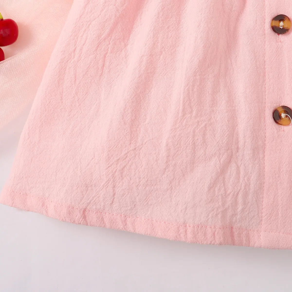 0-24 Months Baby Girl Dress Bubble Sleeve Solid color Dress+Lace Edge Small Bag 2Pcs/Set Toddler Baby girl Summer Dress