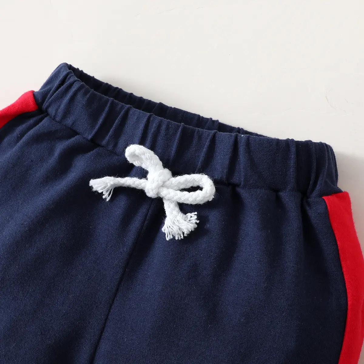 Summer Baby Boys' Casual Set Color blocked Word jumpsuit+Shorts Two piece Set 0-18 Months Baby Boys' Sports Style Set