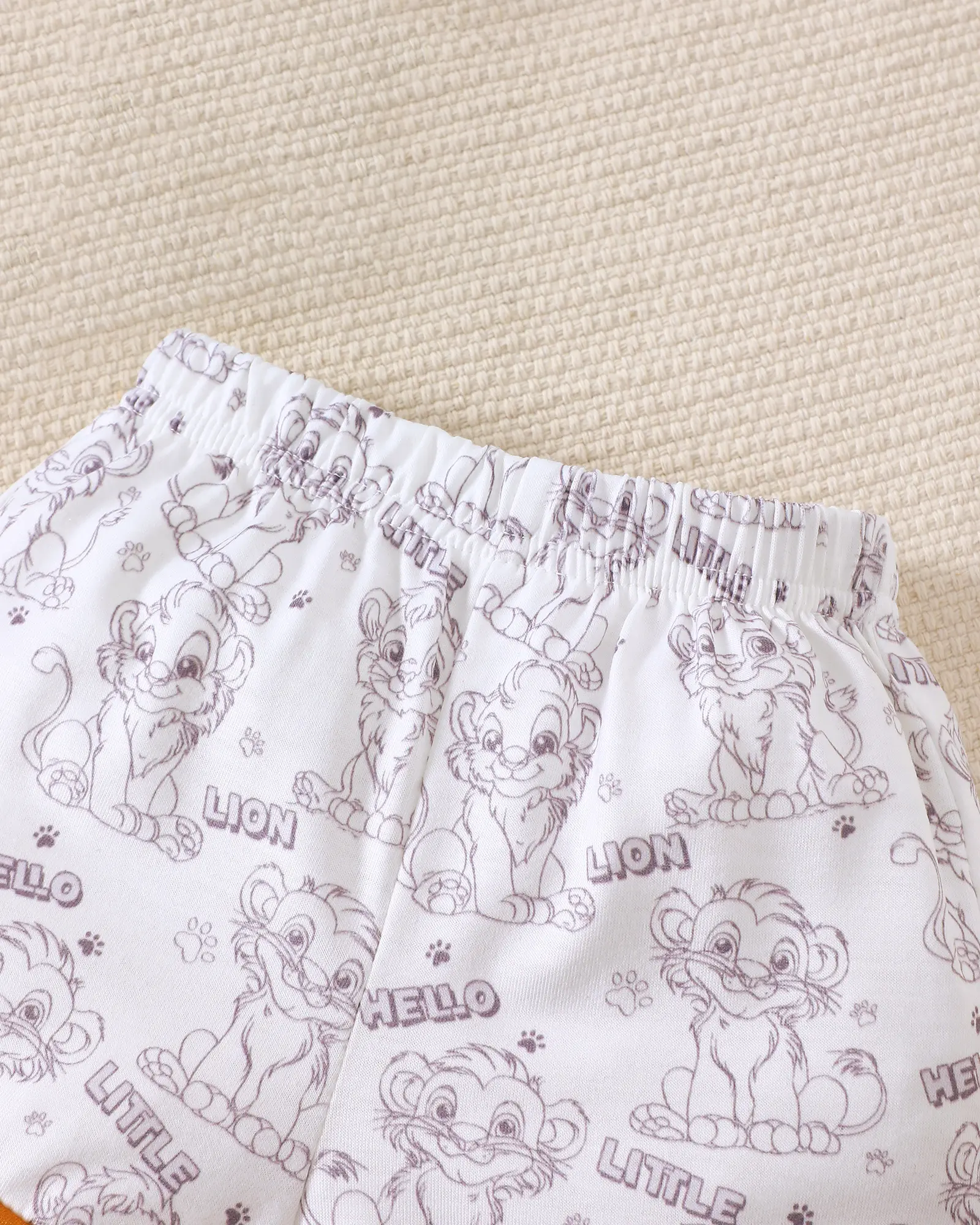 0-18 Month old Baby Boy Set Cartoon Lion Print Top, Pants, Hat Three Piece Set, Newborn Baby Boy Summer Fashion Set
