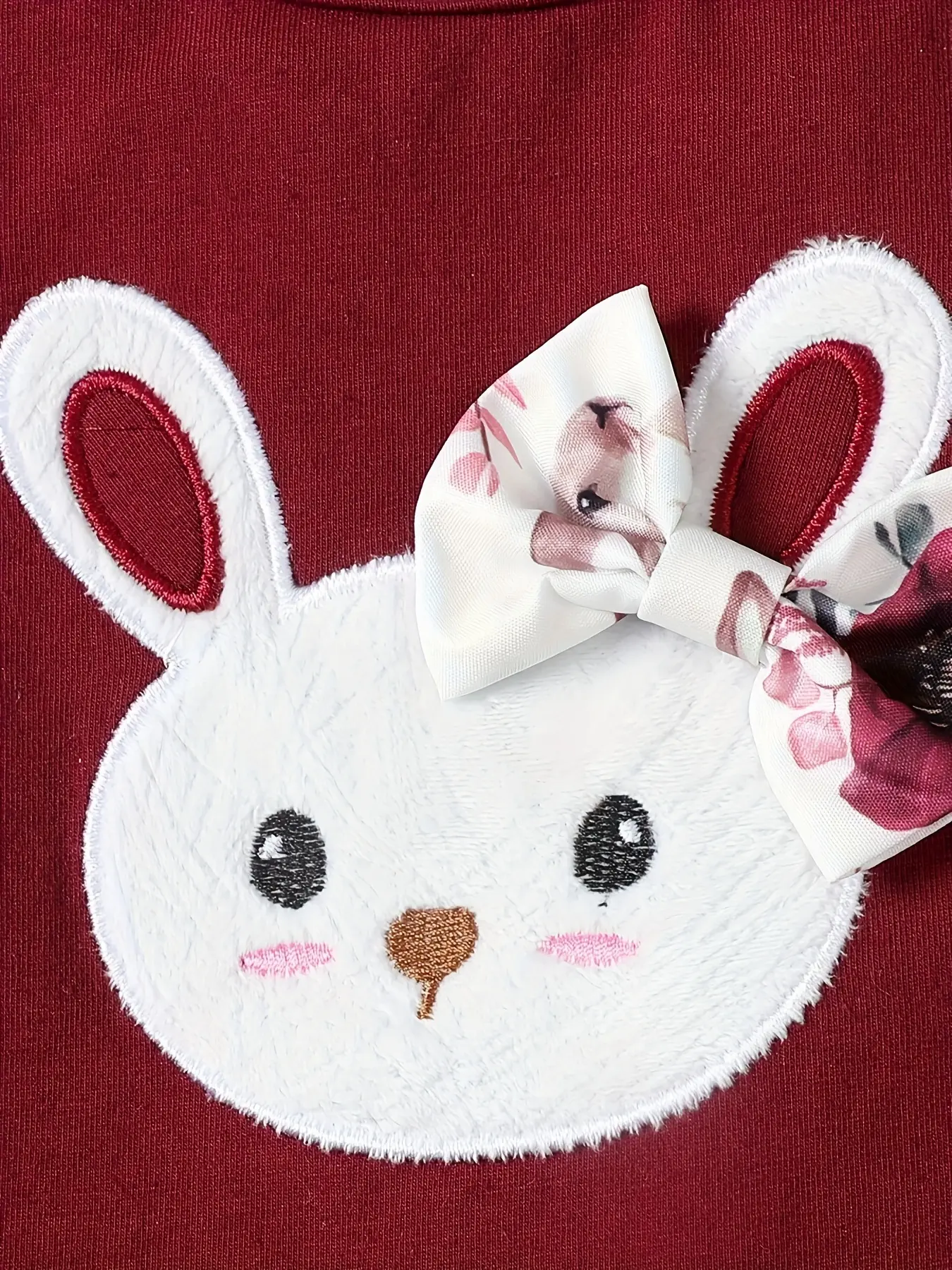 0-18 Months Newborn Baby girl Flying sleeve Cute Small Rabbit Jumpsuit+Rabbit Printed Shorts Set Baby girl Easter Costume