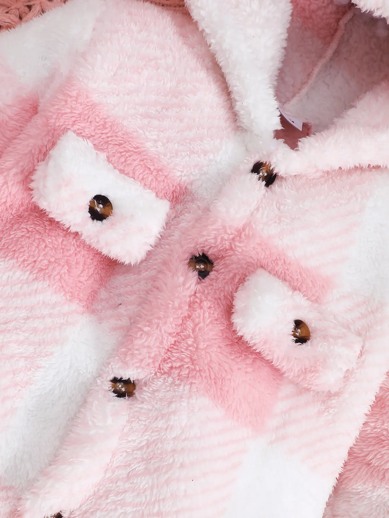 0-24 Months Baby girl Plush Hooded Color Blocked Checkered Long sleeved Jumpsuit Cute Baby girl Winter Warm Crawling Suit