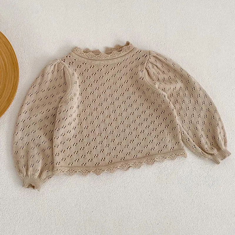 Brother Sisters Clothes Child Kniting Dress ﻿Baby Romper Girls Hollow Out Knit Dresses Toddler Girl Sweater Winter Knit Dress