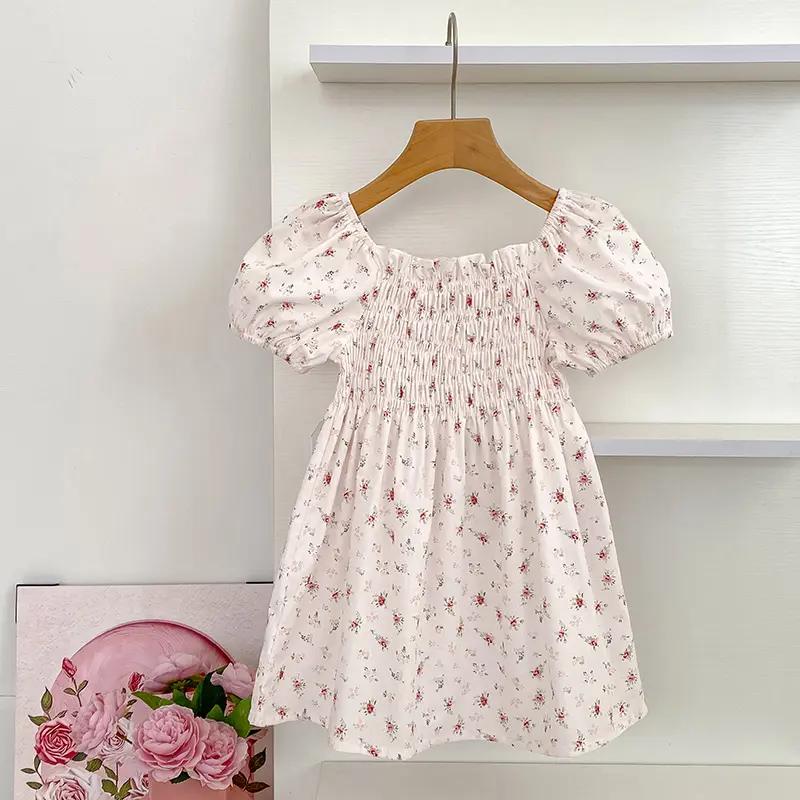 Girls Sister Clothes Summer Sister Newborn Toddler Baby Girls Lace Jumpsuit Sweet Baby Girls Pink Flowers Kids Princess Dress