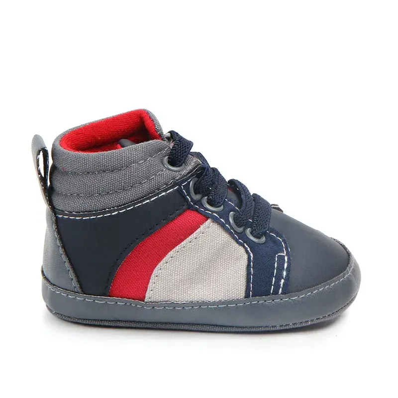 New Baby Shoes Baby Boy Sneakers 2025 Spring/Autumn Soft-soled Mid-high Casual Toddler Shoe For 0-18M
