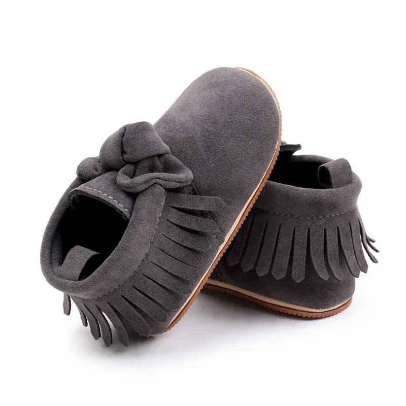 Toddler Footwear Boots Newborns Prewalkers For Unisex Baby Boys Girls Spring Autumn Moccasins Tassel Footwear Shoes 0-18M
