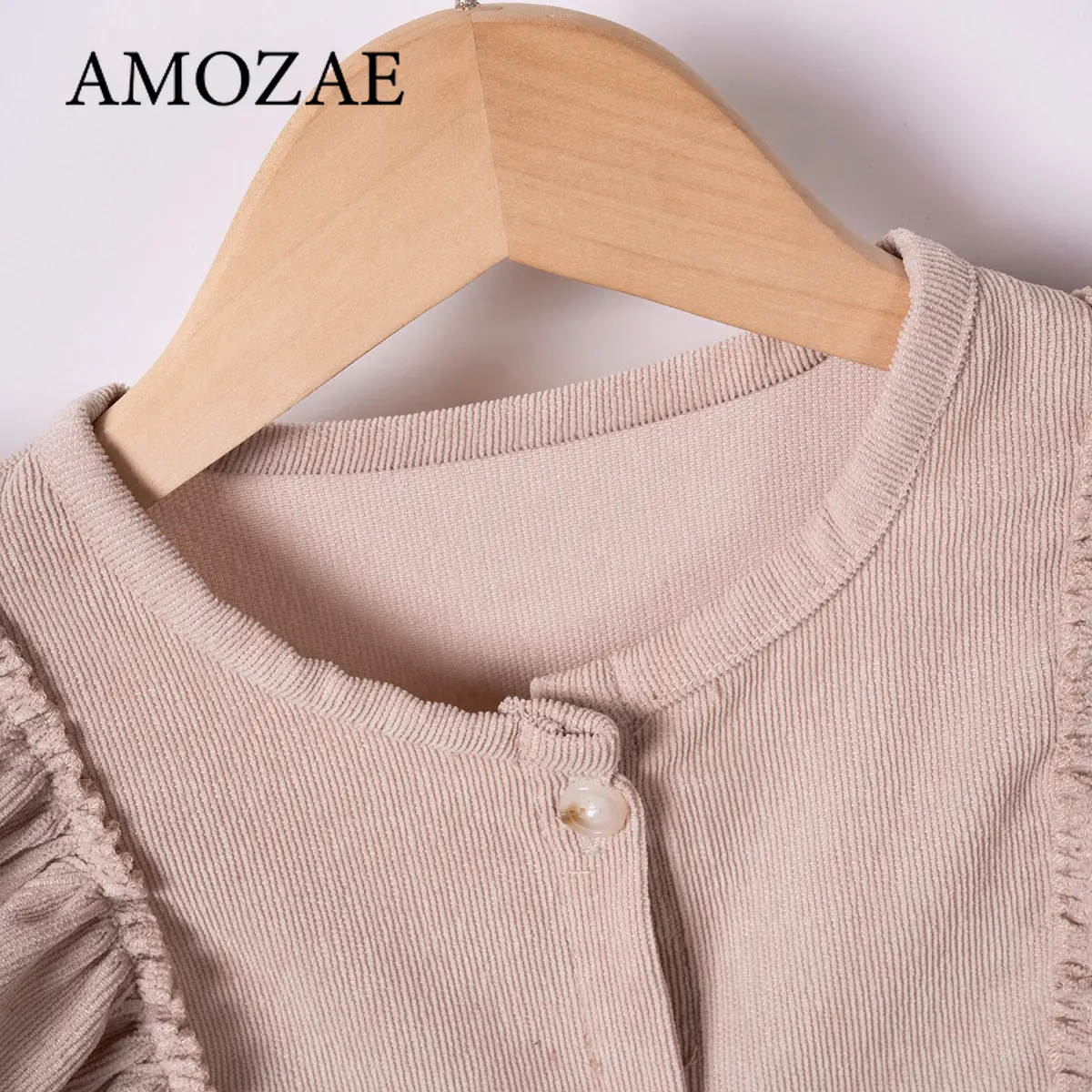 Autumn/winter Girls' Dresses Fashion Solid Color Children's Clothes Buttons Velvet Long-sleeved Knee-length Dress Fly Sleeve