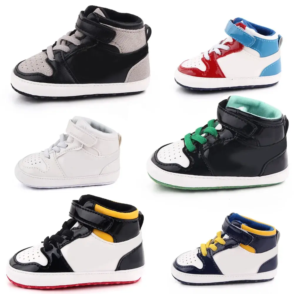 Baby Boys Girls Shoes Classical Sport Soft Sole PU Leather Kids Sneakers Fashion Casual Infant Soft Shoes Toddler First Walker