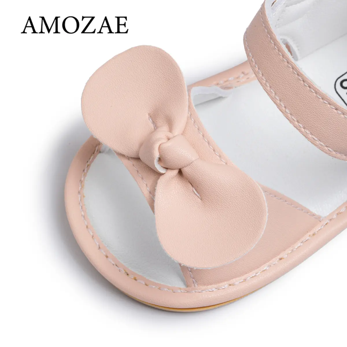 Infant Baby Girl Sandals Comfort Premium Summer Outdoor Casual Beach Shoes with Flower Bowknot Anti Slip Rubber Sole Newborn