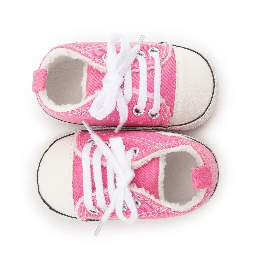 Newborn Five-Pointed Star Canvas Shoes Baby Shoe All-Match Casual Sneakers Baby Boys Baby Girls Soft-Soled Non-Slip Toddler Shoe