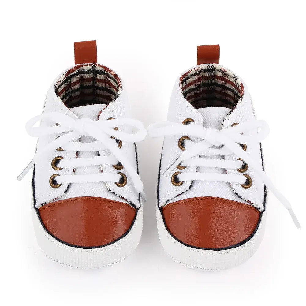 Newborn Five-Pointed Star Canvas Shoes Baby Shoe All-Match Casual Sneakers Baby Boys Baby Girls Soft-Soled Non-Slip Toddler Shoe