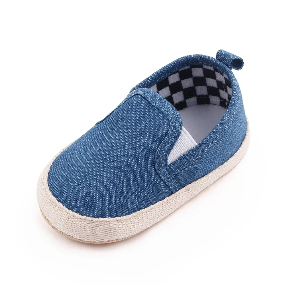 Newborn White Shoes for Kids Baby Boys Girls Solid Color Crib Shoes Soft Sole Prewalker for Toddler
