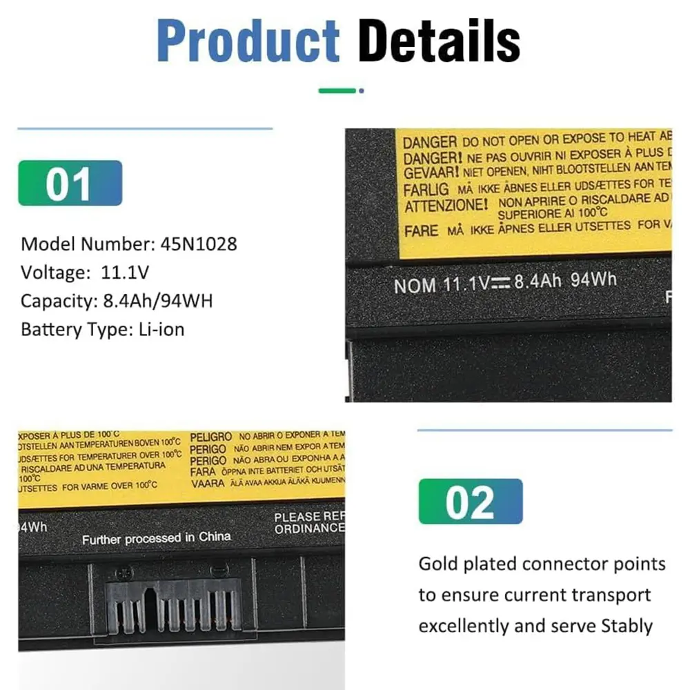 44+ 94WH 42T4899 42T4900 42T4942 42T4872 42T4865 42T4866 Laptop Battery for Lenovo Thinkpad X230 X230I X220 45N1029 45N1028