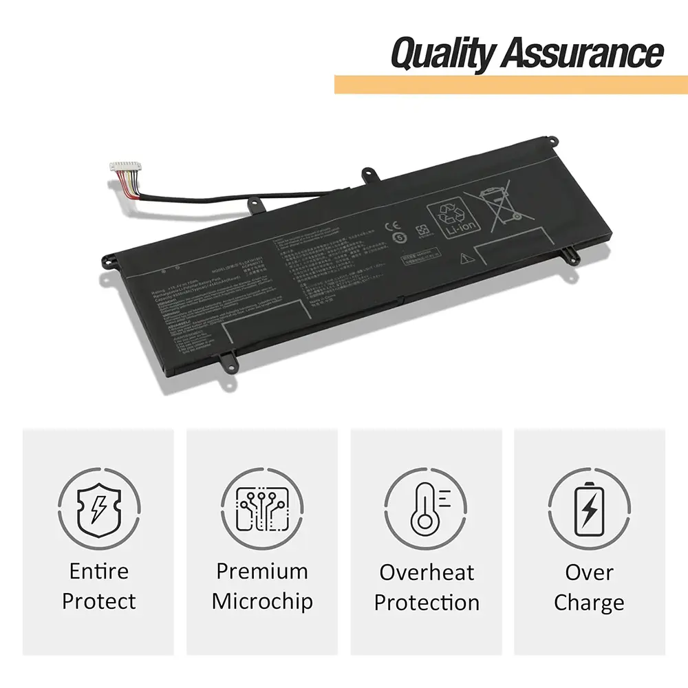 C41N1901 Laptop Battery for Asus ZenBook Duo UX481 UX481F UX481FL UX481FA UX481FAY UX481FLY UX4000F UX4000FL UX481FA-BM021R