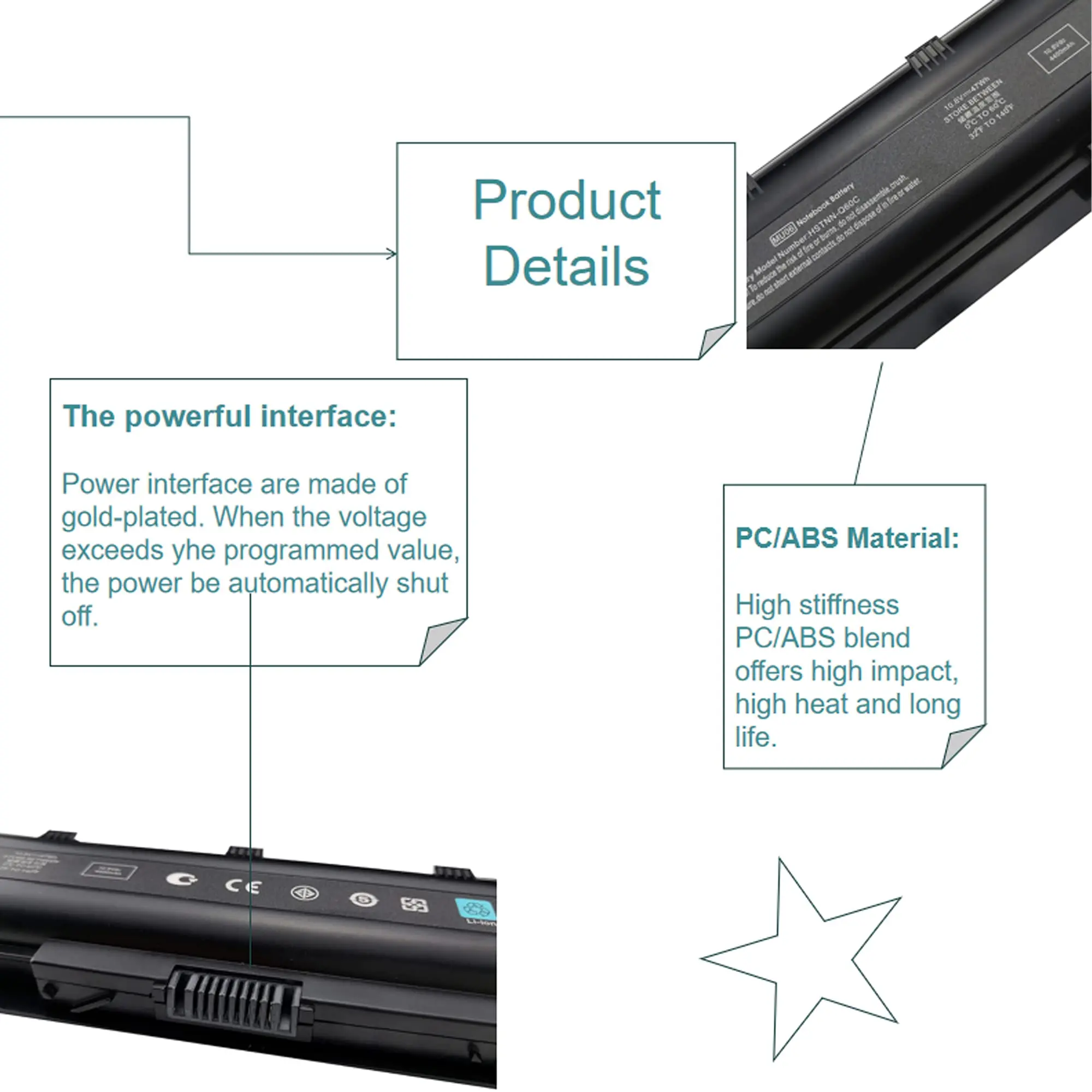 MU06 MU09 593553-001 593554-001 Battery for HP Pavilion DM4 G4 G6 G7 DV3-4000 DV5-2000 DV6-3000 DV7-6000 CQ42 CQ56 CQ57 CQ62