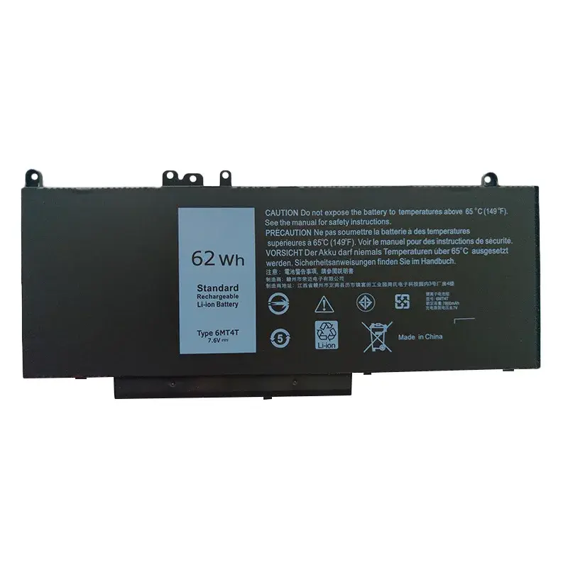 6MT4T 7.6V 62WH Laptop Battery for DELL Latitude E5470 E5570 M3510 15.6" Sereis 7V69Y TXF9M 79VRK 07V69Y