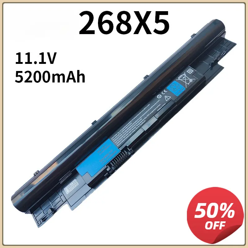 11.1V 65Wh 268X5 NEW Laptop Battery for Dell Inspiron N311z N411z Vostro V131 V131D V131R JD41Y H7XW1