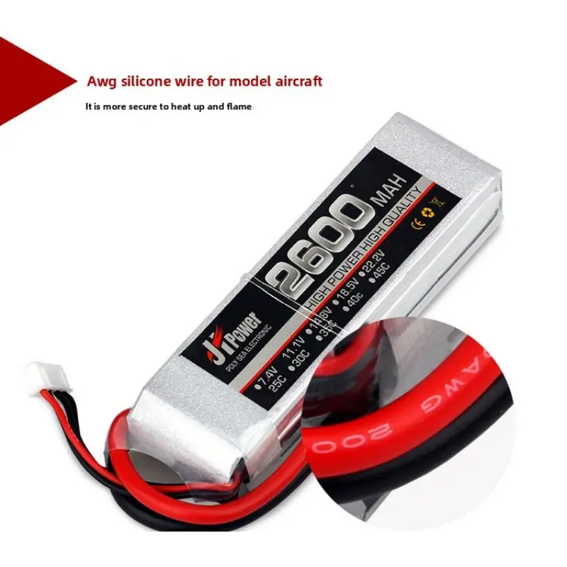 Lipo Battery 3S 2600mAh 11.1V 25C with XT90 XT60 XT9S T-Deans EC5 XT150 XT150-AS150 Connector for FPV Quadcopter Helicopter