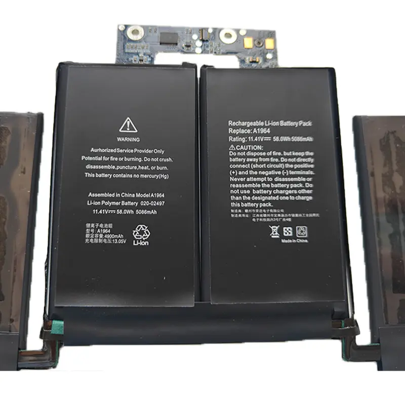 A1964 A1989 58Wh Laptop Battery For Apple Macbook Pro 13" A1989(Mid 2018/2019) A2251(2020) EMC3214 EMC3358 020-02497 MR9Q2LL/A
