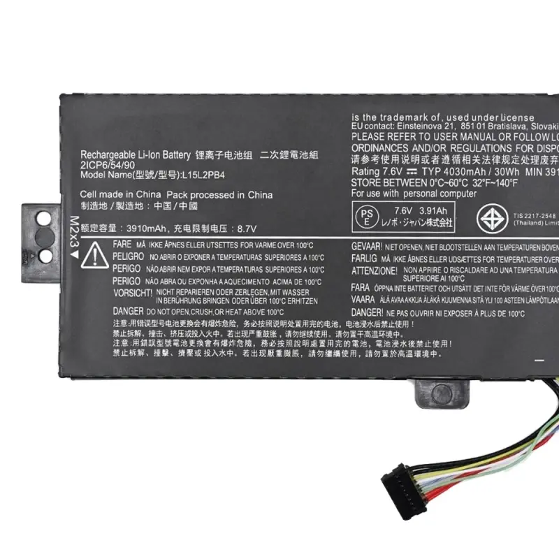 L15L2PB4 7.6V 30WH Laptop Battery For Lenovo IdeaPad 310-15ISK 310-15IKB 510-15IKB L15L2PB5 L15M2PB5 L15C2PB5 L15C2PB3 L15M2PB3
