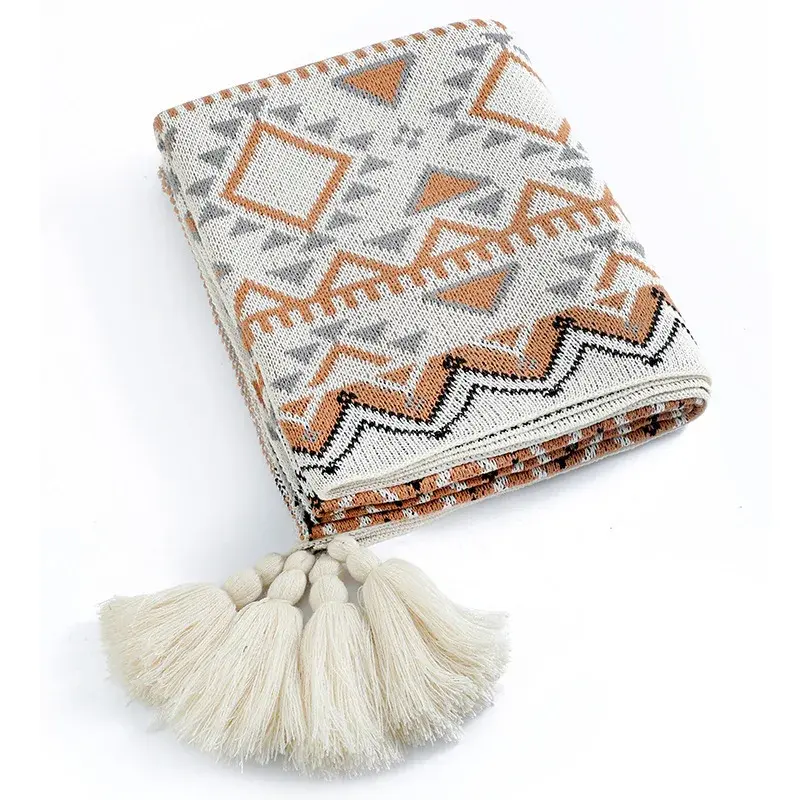 Knit Baby Blanket Nova Sunshine Blanket Bohemian Air Conditioning Quilt Nap Blanket Sofa Cover Blanket Wool Blanket