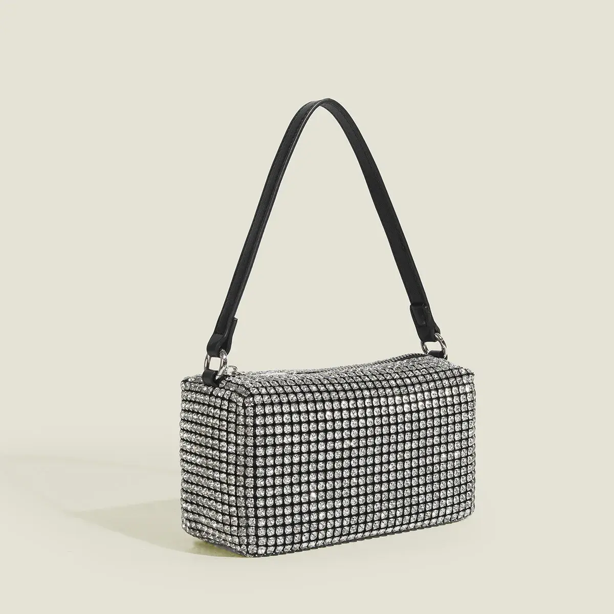 2023 New King Diamond Bag Women's Summer Bright Crystal Flash Niche Embedded Handbag Single Shoulder Slant Cross Bag