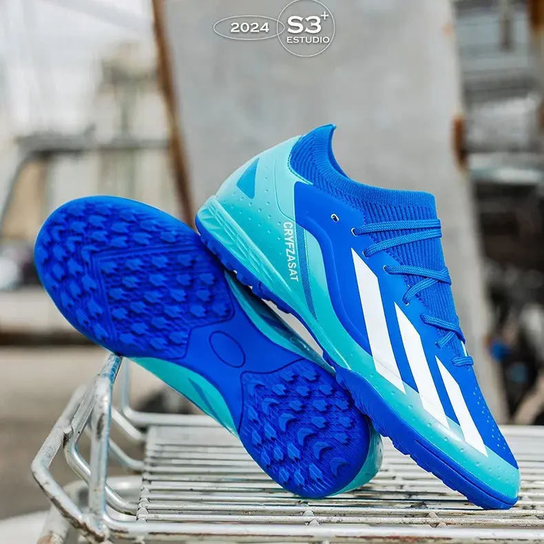 Wholesale Cross-Border Football Shoes Men's Mexico Falcon Medium Support Long Spike Split Studs Student Youth Competition Non-Sl