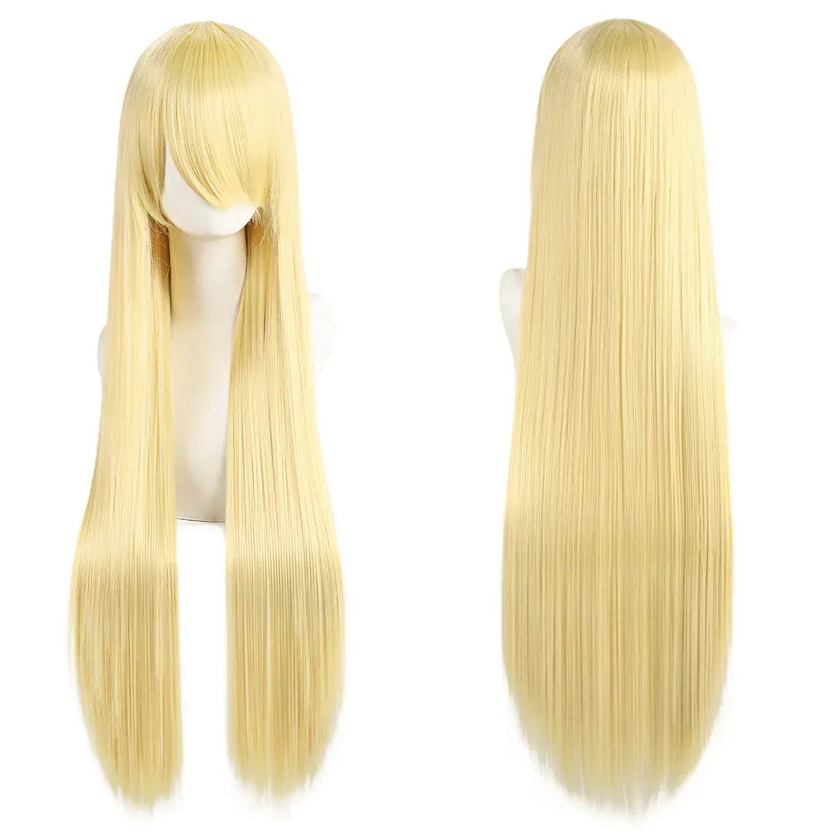 Universal 80cm Colorful Long Straight Wig Cosplay Hair For Men And Women Wholesale OEM Customized Wigs For Special Occasions