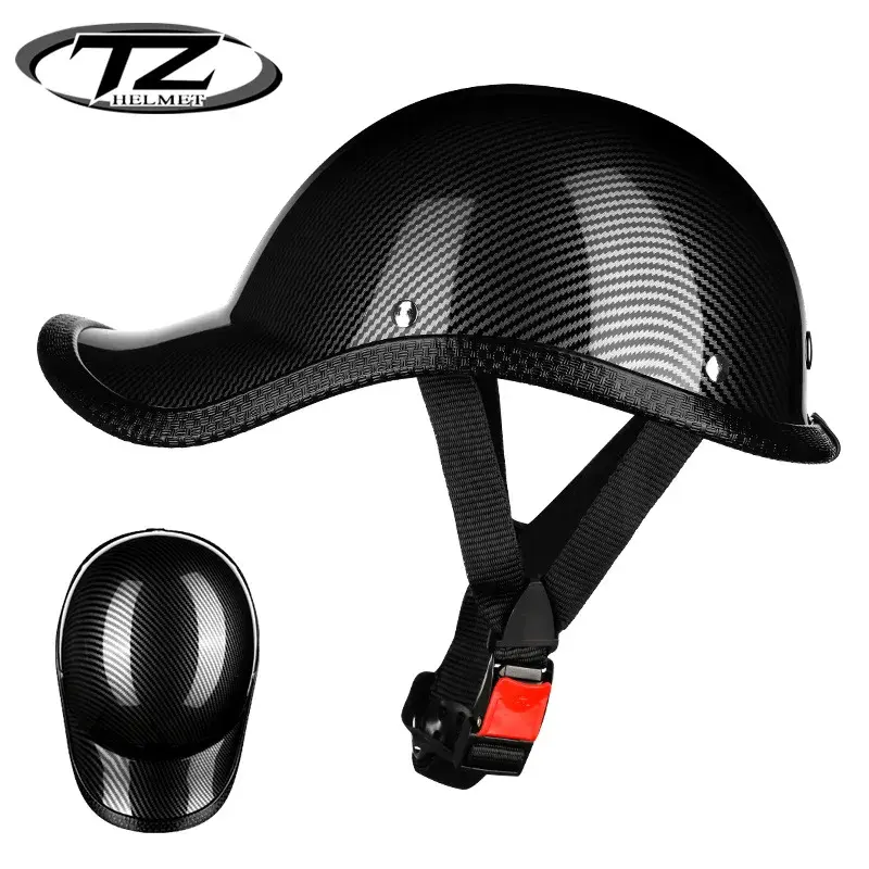 Vintage Unique Half Helmet Harley Davidson Motorcycle Helmet For Men Women Summer Universal Electric Motorcycle