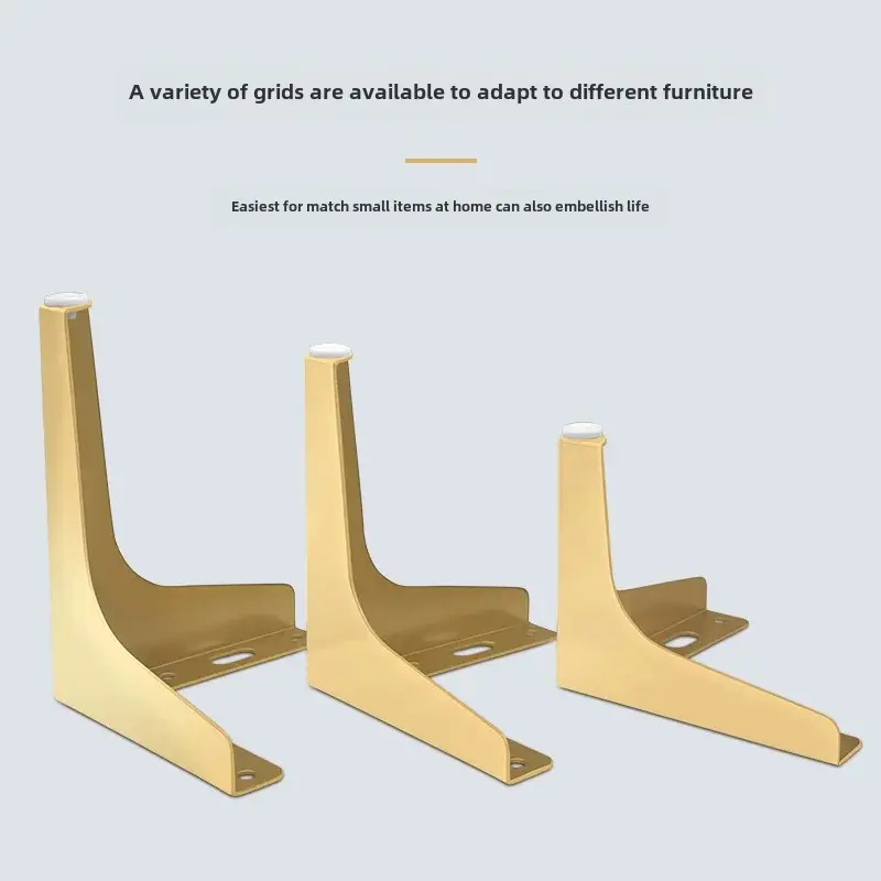 Luxury Thickened Three-Pronged Footstool Metal Support Legs For Sofa Tea Table Bedside Cabinet TV Stand Footstool Equipment Acce