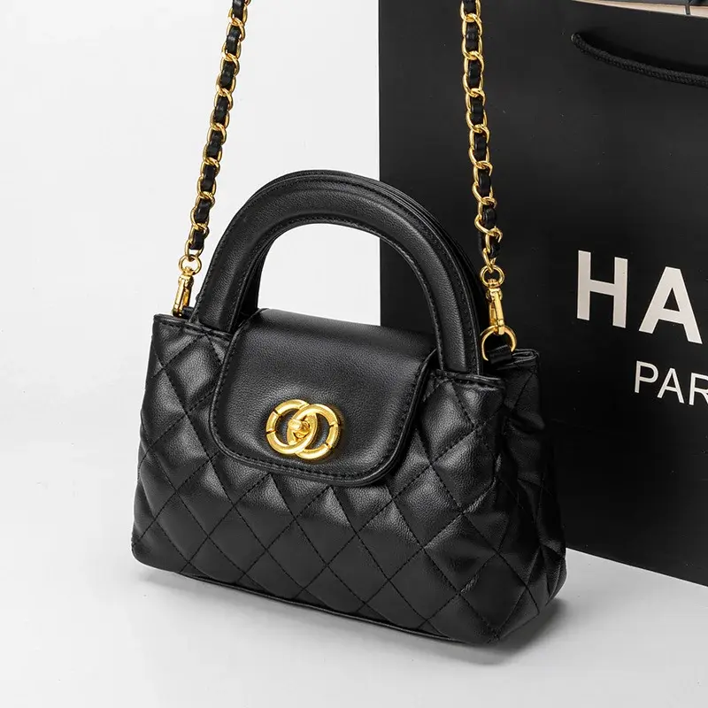 Fashionable Versatile Women's Handbag New Spring Summer 2024 Model Stylish Single Shoulder Slant Crossbody Bag