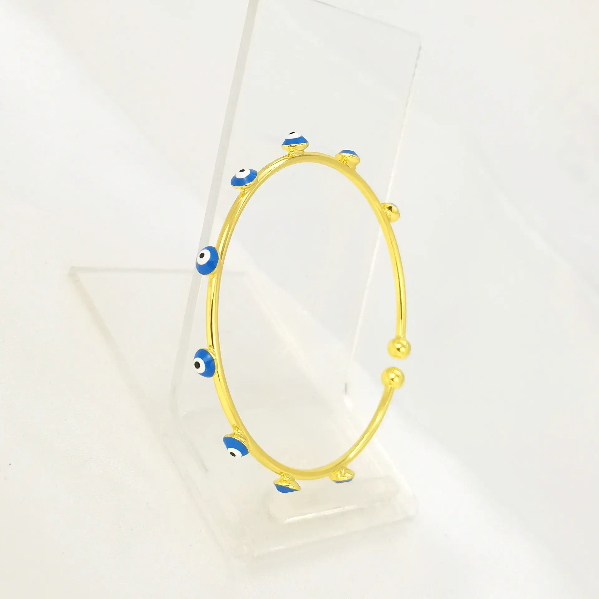Fashionable Oil Drop Demon Eye Bracelet Women's Ins Cold Colorful Jewelry Creative Preservation Bracelet Accessory