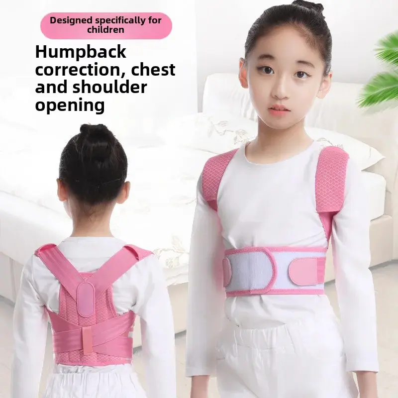 New Cross-Border Camel Back Corrector Belt For Men Women Children Breathable Anti-Humpback Posture Correction Health Beauty