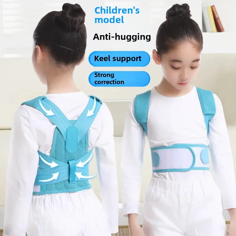 New Cross-Border Camel Back Corrector Belt For Men Women Children Breathable Anti-Humpback Posture Correction Health Beauty