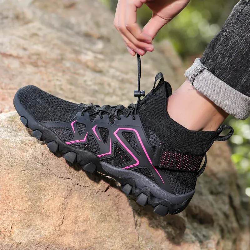 Breathable Mesh River Shoes Quick Drying Outdoor Sports Diving Shoes Hiking Travel Mountain Climbing Men Women's