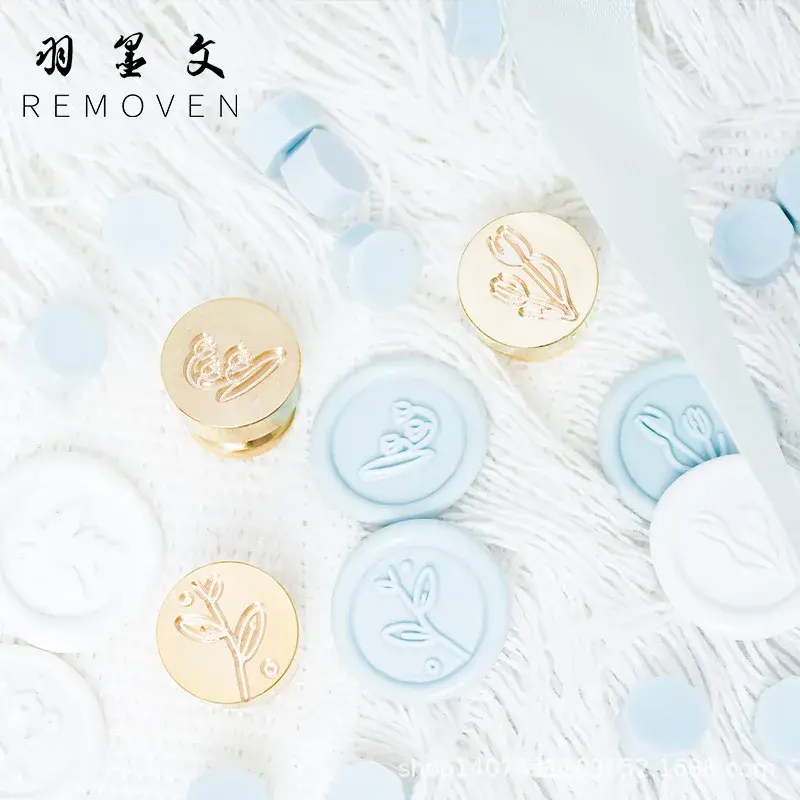 Original Mini Series Student DIY Decorative Stamping Wax Seal Envelope Printing Clear Cute Design Office School Supplies