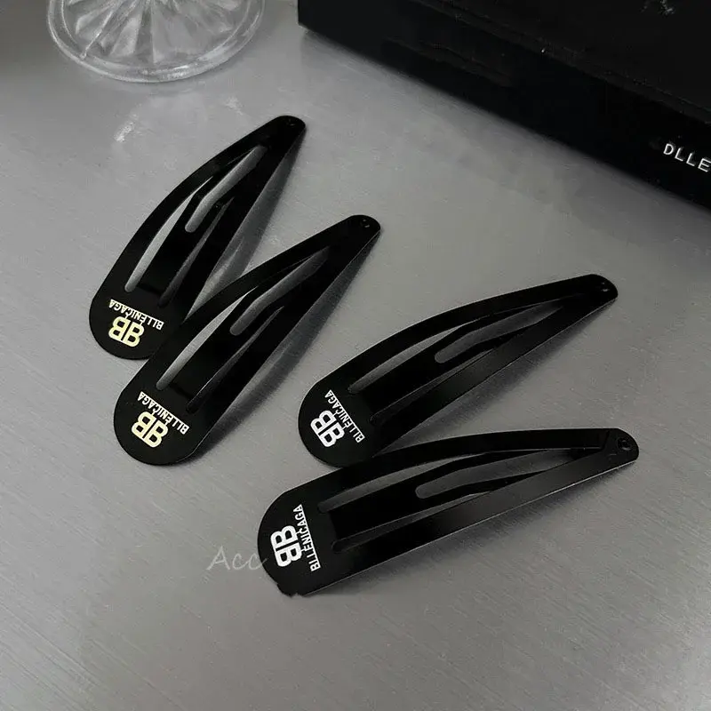 Trendy Ins Hair Clip Simple Bun Hairpin Side Bangs Clip Hair Accessories Unique Bb Ornaments For Women