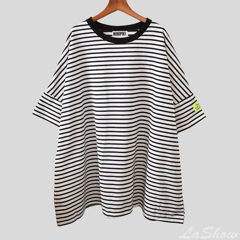 Loose Long Sleeve Women's T-shirt Summer New Style Student Dopaamine Short Sleeve plus Size Female Top Polyester Fiber Crew Neck