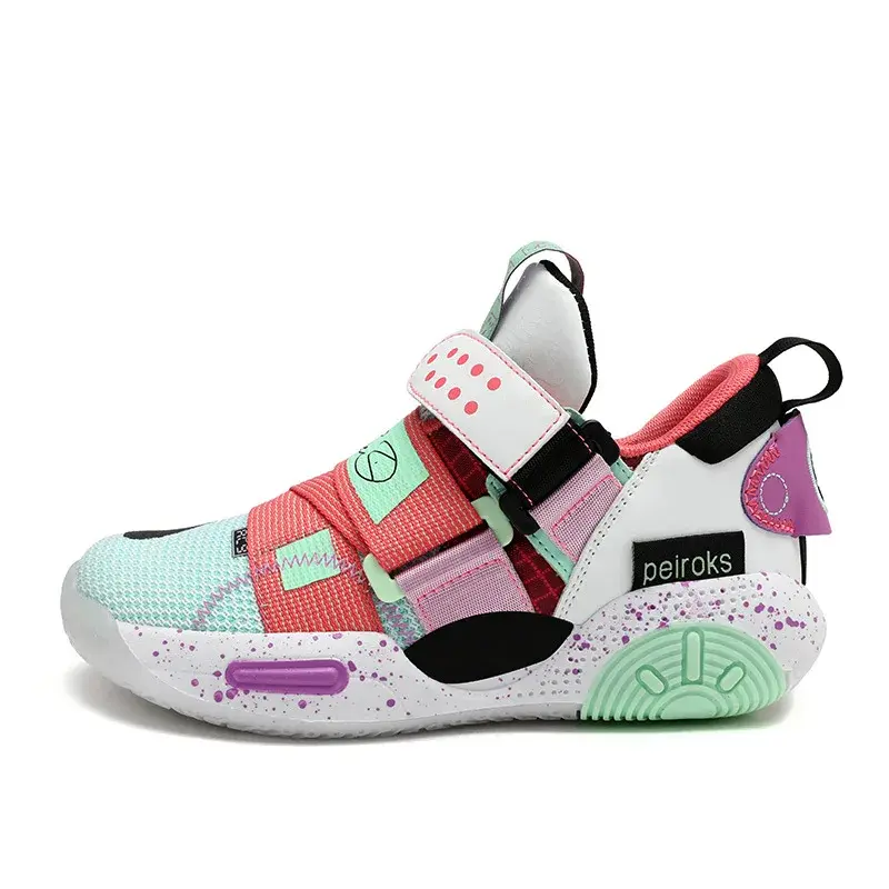 2024 New Men's Children's Sports Shoes Breathable Professional Basketball Shoes For Middle And Large Children Summer EVA Sole
