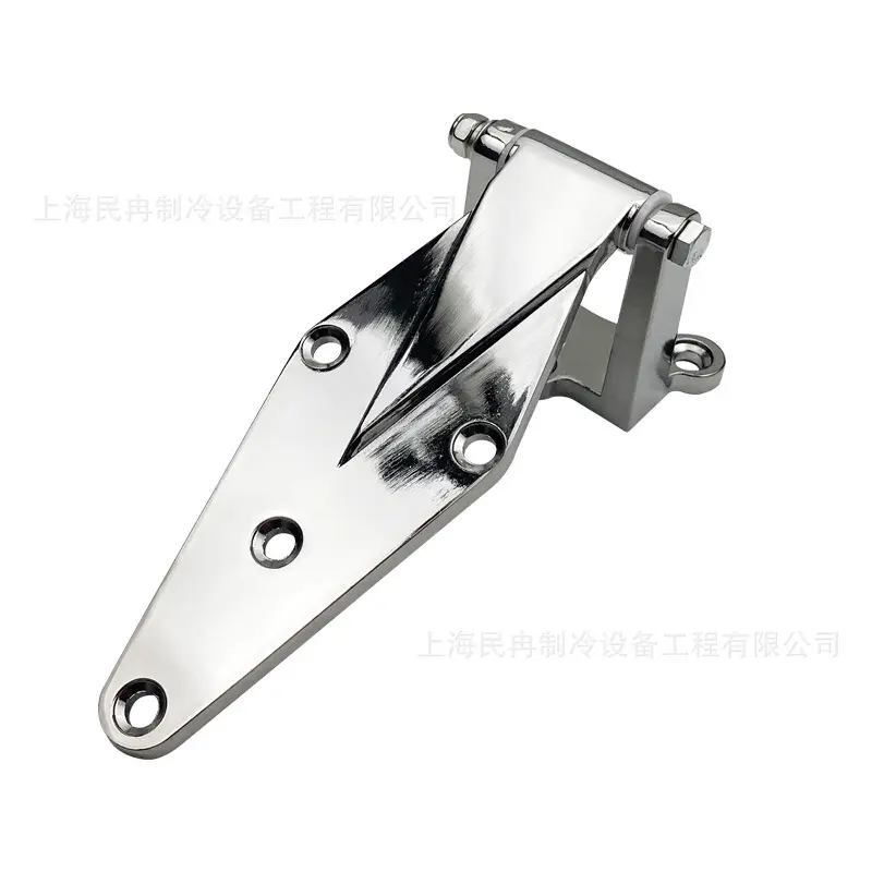 Industrial Freezer Door Hinges Accesories Small Folding Page Cold Storage Door Hinges For Baking Oven Steam Boiler Door