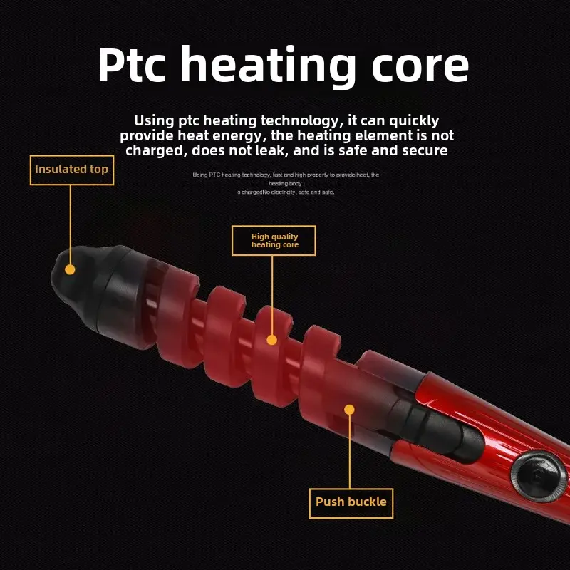 Electric Hair Curling Iron for Women Big Curl Hair Styling Tool Salon Accessories Hair Perming Tool Portable And Convenient
