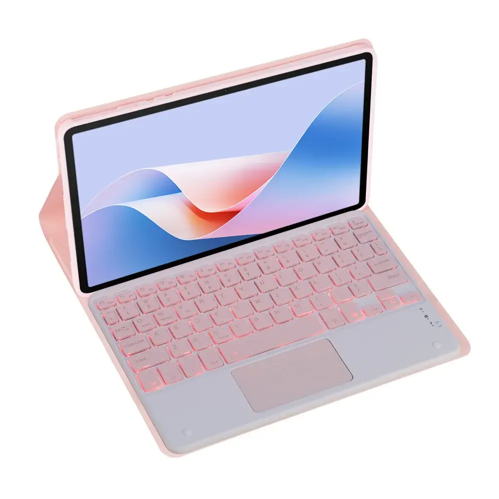 Xiaomi Redmi Pad SE 8.7 Inch Protective Case Bluetooth Keyboard Full Covered Edge For 2024 Model Motorcycle Electronic Accessori