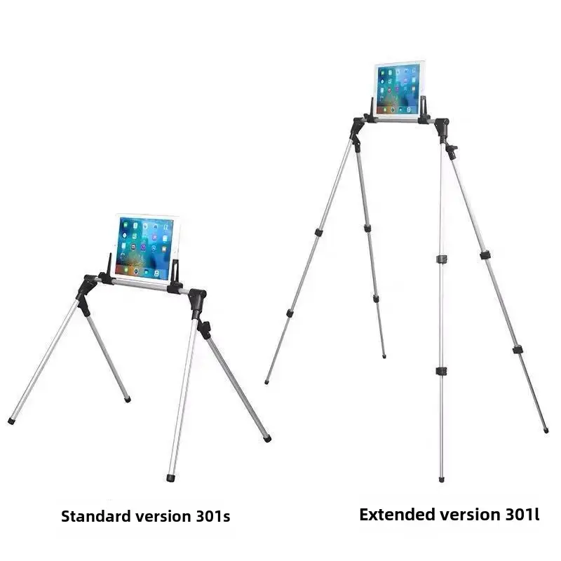 Aluminum Alloy Foldable Grounded I-Pad Pro Tablet Computer Stand Mobile Phone Stand Lazy Live Broadcast Stand 30 Motorcycle Elec