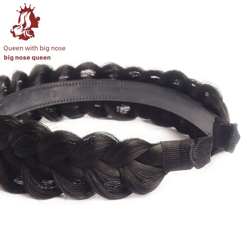 New Style Cable Knit Hair Wig Cap Simulation Hair Width Expansion Weave White Cover High Top Accessories Handmade Clip