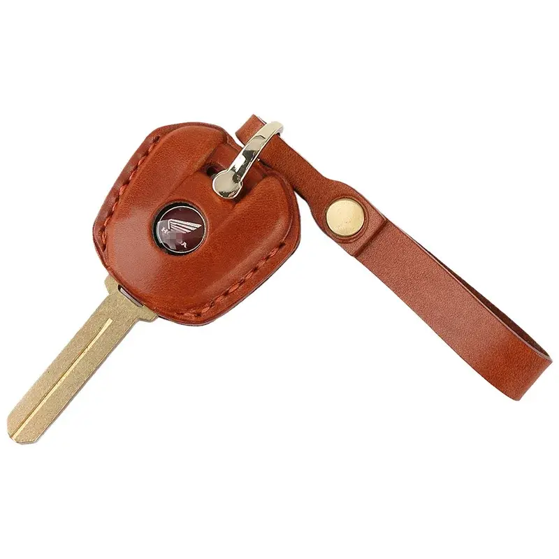 Honda Motorcycle CBr650CB550NC750 Genuine Leather Key Case Handmade Uniquecow Leather Key Bag Car Accessories From China