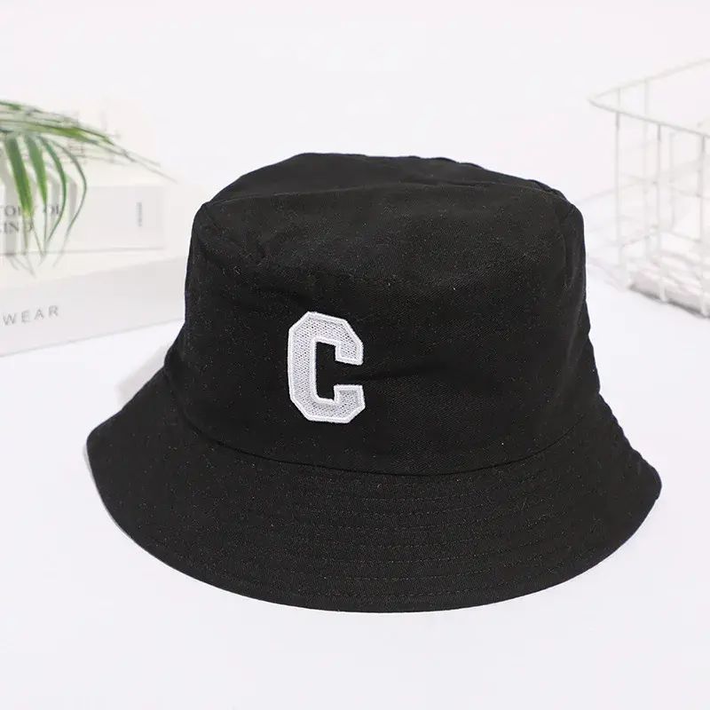 Fishing Cap Trendy Ladies Embroidered Oversized Sunshade Double-Sided Korean Style Face Covering Hat Big Brim UV Protection