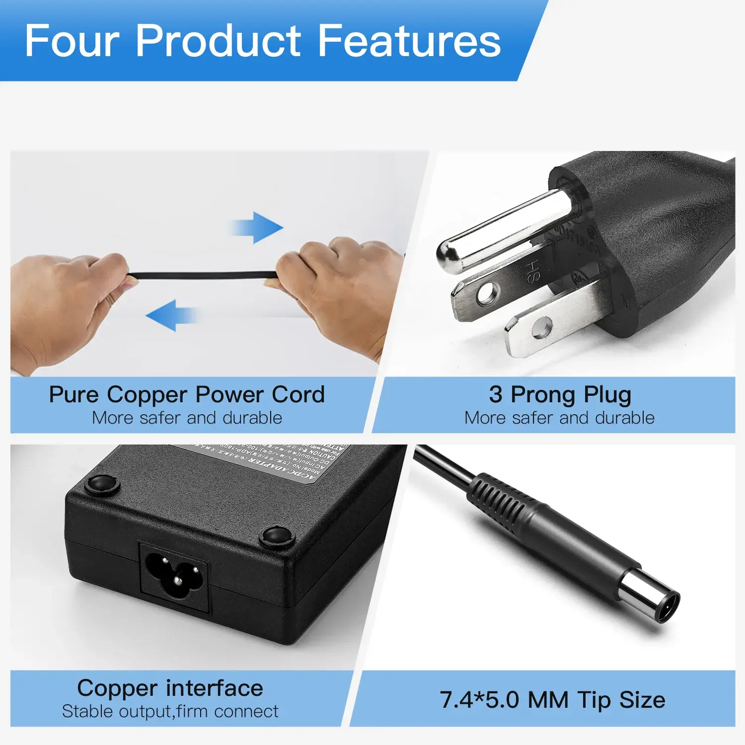 Delivery 180W Laptop 19.5V 9.23A 7.4*5.0 G7 7588 P72F Computer Charger Car Charging Plug And Adapter Motorcycle Equipment Access