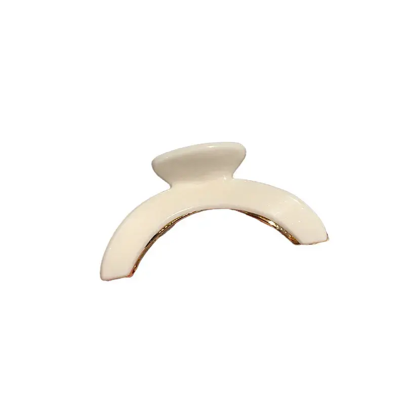 New Premium Arch Shaped Medium Hair Claw Clip Half Updo Shark Clamp High Quality Acetate Women's Hair Accessories Salon Grade