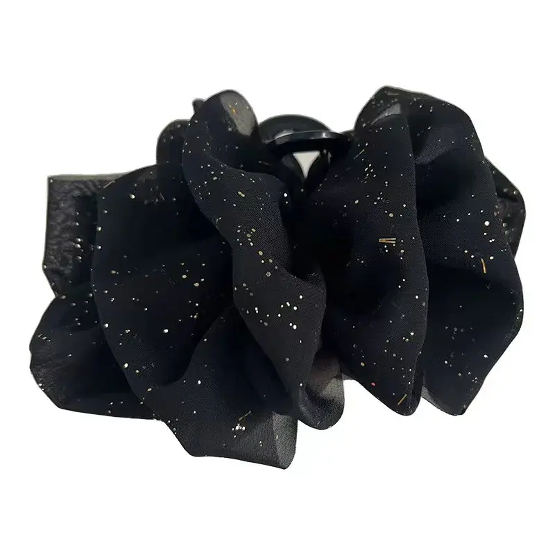 Princess Style Cloud Mesh Bubble Hair Claw Shark Clamp Butterfly Knot Popular Internet Red Hair Accessories Professional Salon P